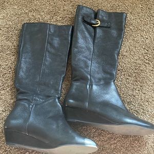 Steve Madden Intyce leather boots (7 1/2 W)